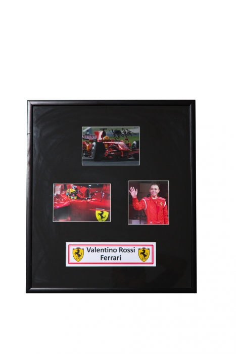 Ferrari Valentino Rossi taulu - Aidolla nimikirjoituksella